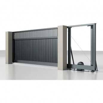 Откатные ворота ALUTECH Prestige 4000×2000 мм