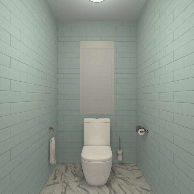 Сантехнические рольставни ALUTECH Trend 700x1500 мм 19964